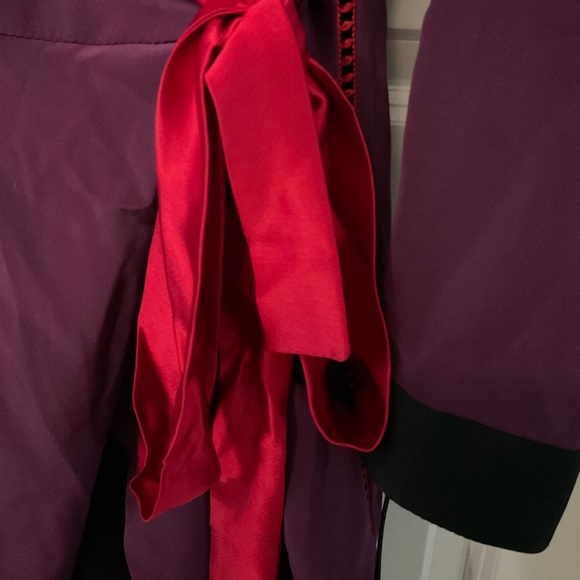 Denis Gagnon Short Kimono Dress, size M, color - purple and red - Picture 4 of 9